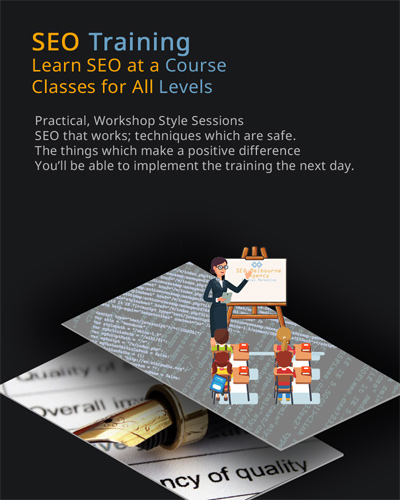 infographic of SEO training in Melbourne