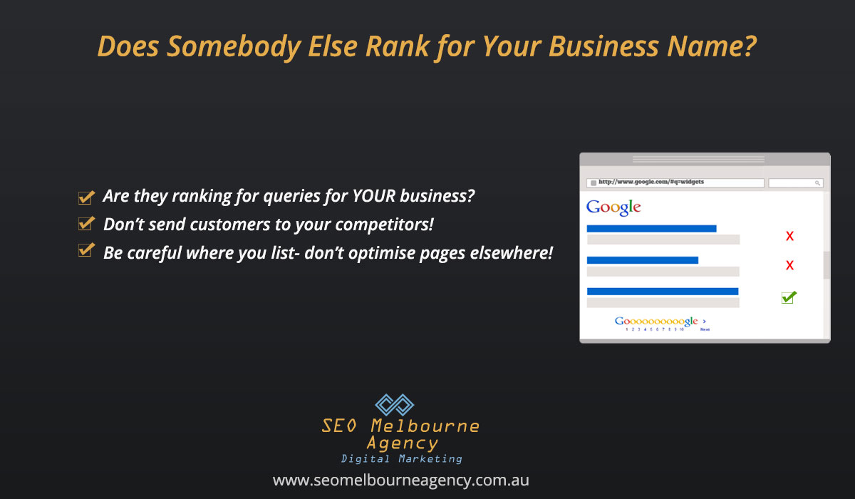 another business website dominates search results for your brand- what to do about it